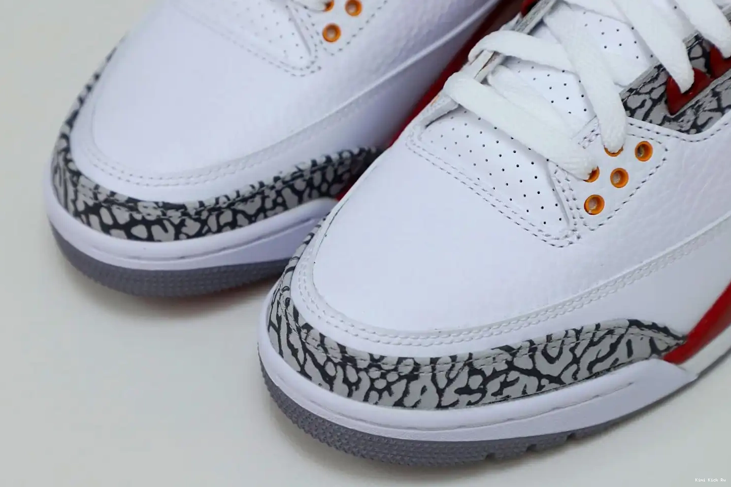 Cardinal  Red(CT8532-126） Air Jordan Retro 3 Kimikick 0627